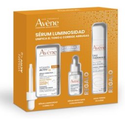 Avène Vitamin Activ Cg Sérum + Hydrance Sérum + Agua Termal Estuche 3 pz