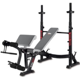Banco de musculación olímpico Optima Press G330B preparado para entrenamiento de cuerpo completo en casa. Uso Doméstico