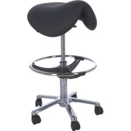 Taburete alto Kinefis Élite: Tipo pony o silla de montar con altura de 61 - 86 cm y reposapiés (Varios colores disponibles)