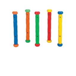 Juego de cinco bastones para buceo flexibles