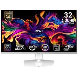 MSI Monitor 31.5" MPG 321URXW QD-OLED 4K 16:9 240Hz FreeSync Premium HDR400 (0.03ms)
