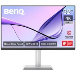 BenQ Monitor MacBook 27" MA320UP IPS 4K 60Hz P3 MacBook Pro e MacBook Air USB-C (90W) Display HDR400