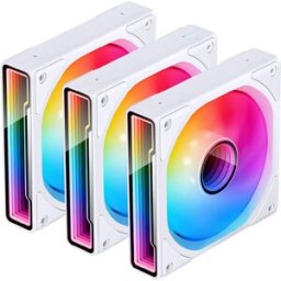 Jonsbo Ventilador ZK-120W ARGB PWM Blanco - 120mm (3PACK)
