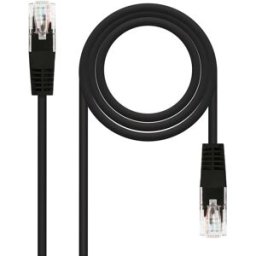 Nanocable Cable de Red RJ45 CAT.6 UTP AWG24 25 CM Negro