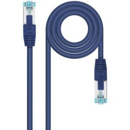 Nanocable Cable de Red RJ45 LSZH CAT.7 600MHZ SFTP AWG26 2 M Azul