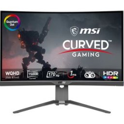 MSI Monitor Curvo 27" MAG 275CQRF QD VA WQHD 170Hz 1ms FreeSync Premium