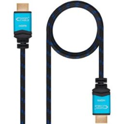 Nanocable Cable HDMI V2.0 4K@60Hz 18Gbps USB-A M/M 10 M Premium Negro