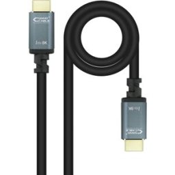 Nanocable Cable HDMI V2.1 8K IRIS USB-A M/M 1 M Negro
