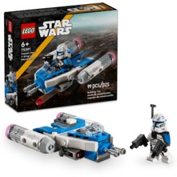 Lego Star Wars: Microfighter: Ala-Y del Capitán Rex, 99 Piezas (75391)