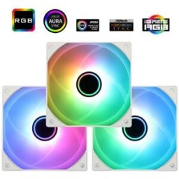 Thermalright Ventilador TL-C12W-S V3 ARGB PWM Blanco 120mm (Pack 3)