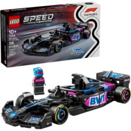 Lego Speed Champions: Coche de Carreras BWT Alpine F1 TeamA524, 258 Piezas (77248)