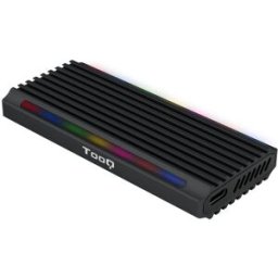 Tooq Caja Externa SSD M.2 NGFF/NVMe SSD - USB 3.1 Gen 2 USB-C RGB