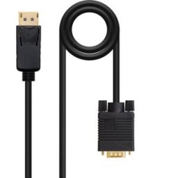 Nanocable Cable Conversor DisplayPort/M para VGA/M 2 M Negro