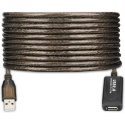 Ewent Cable Amplificador de Señal USB 2.0 10m Negro