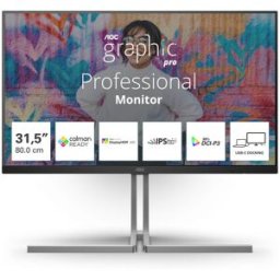 AOC Monitor Graphic Pro 32" U32U3CV Nano IPS 4K 60Hz USB-C (PD90W) DisplayHDR 400