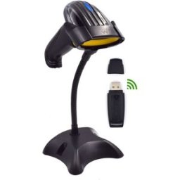 Ewent Lector Código Barras EW3430 Wireless Laser 1D c/ base