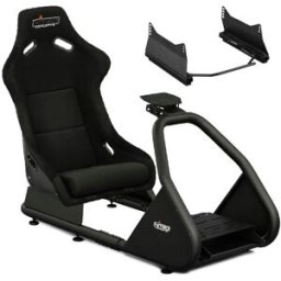 King Bundles Bundle Nitro Concepts Cockpit S-Racer + Asiento R300 + Soporte y deslizador