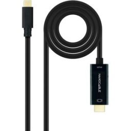 Nanocable Cable Conversor USB-C > HDMI 1.4 4K@30HZ 3 M Negro
