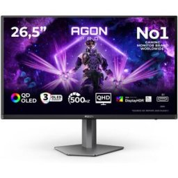 AOC Monitor AGON by PRO 27" AG276QKD2 QD-OLED QHD 500Hz 0.03ms Adaptive Sync HDR500