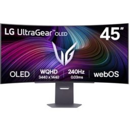 LG Monitor Curvo Gaming UltraGear 45" 45GX90SA OLED WQHD 240Hz 0.03ms FreeSync Premium