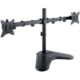 Tooq Soporte de Mesa Gaming Tabletop Doble Tilt e Altura Ajustable 17" a 32" Max. 9kg Negro