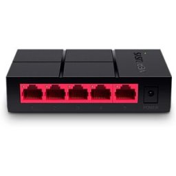 Mercusys Switch SOHO MS105G Mini 5 Portas 10/100/1000 Mbps UnManaged Plug and Play UnManaged