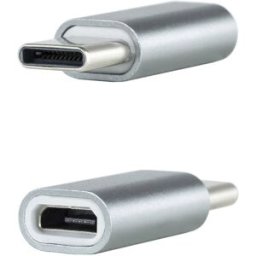 Nanocable Adaptador USB-C USB-C/M para USB-A/F Gris