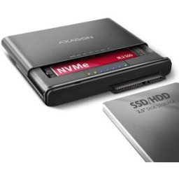 AXAGON CLONE MASTER 2 ADSA-CC USB-C 10Gbps - NVMe M.2 SSD & SATA 2.5"/3.5" SSD/HDD