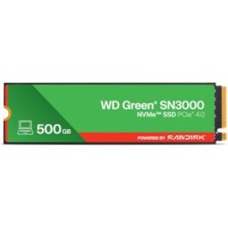 Western Digital SSD Green SN3000 500GB Gen4 M.2 NVMe (5000/4100MB/s)