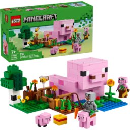 Lego Minecraft: La Casa-Cerdo Bebé, 238 Piezas (21268)