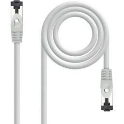 Nanocable Cable de Red CAT.8.1 2GHZ LSZH SSTP AWG26, Gris, 3 M