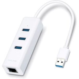 TP-Link Adaptador USB UE330 USB 3.0 para Ethernet Gigabit + 3 Portas USB 3.0