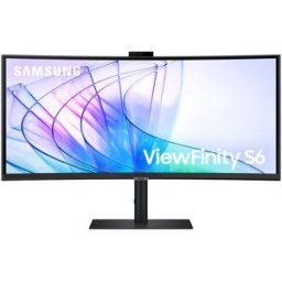 Samsung Monitor Curvo ViewFinity S6 34" S65VC VA UWQHD 100Hz USB-C (PD90W) KVM Webcam