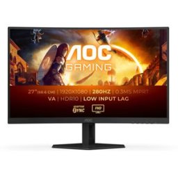 AOC Monitor Curvo Gaming 27" C27G4ZXE Fast VA FHD 280Hz 0.3ms