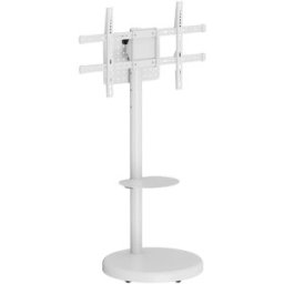 Ewent Soporte Móvil de Piso EW1550 Heavy-Duty Mobile TV Floor Stand 37" - 86" Blanco
