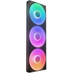 NZXT Ventilador F420 RGB Core Single-Frame Negras - Triplo Ventilador 140mm ( 420mm )
