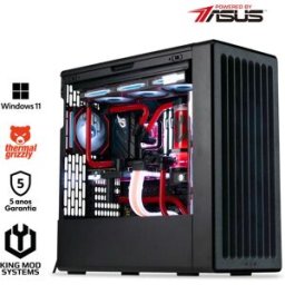 King Mod Systems Ordenador King Mod Liquid-PC Ryzen 7 9850X3D 64GB DDR5 2TB RTX 5080 WiFi W11
