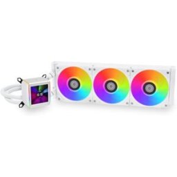Lian-Li Kit Refrigeración Líquida CPU AIO GALAHAD II LCD 360 ARGB Blanco - 360mm