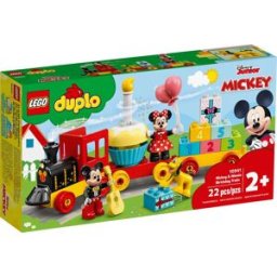 Lego DUPLO: Tren del Cumpleaños de Mickey y Minnie, 22 Piezas (10941)