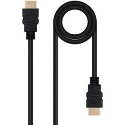 Nanocable Cable HDMI V2.0 4K@60Hz 18Gbps USB-A M/M 7 M Negro