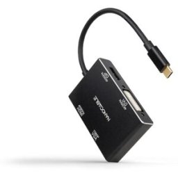 Nanocable Adaptador USB-C > HDMI + DVI/H + DP/H + VGA/H