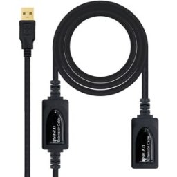 Nanocable Cable USB 2.0 Prolongador c/ Amplificador USB-A M/F 10 M
