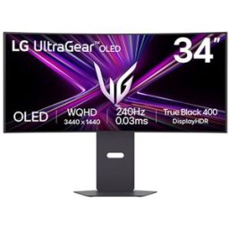 LG Monitor Curvo Gaming UltraGear 34" 34GX900A OLED WQHD 240Hz 0.03ms G-Sync Compatible Smart webOS Negro