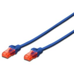 Ewent Cable de Red IM1019 Patch Cable CAT 6 UTP 3m Azul
