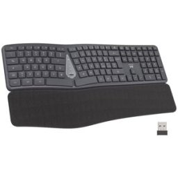 Ewent Teclado EW3290 Ergonómico Multimodo Bluetooth/2.4Ghz Wireless PT Negro