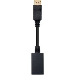 Nanocable Adaptador DisplayPort M para HDMI F 15 CM Negro