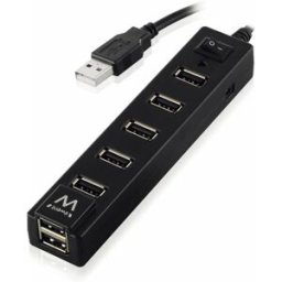 Ewent Hub USB 7 Portas USB 2.0 Botão On/Off