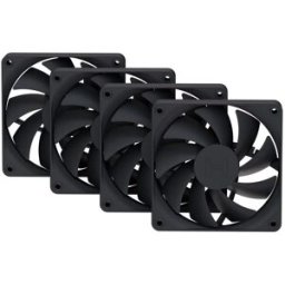 Hyte Ventilador FA12 PWM Negro Pack 4 - 120mm