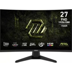 MSI Monitor 27" MAG 275CF X24 VA FHD 240Hz 0.5ms