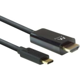Ewent Cable Conversor USB-C Macho para HDMI Macho 2 M Negro